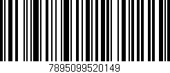 Código de barras (EAN, GTIN, SKU, ISBN): '7895099520149'