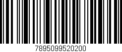 Código de barras (EAN, GTIN, SKU, ISBN): '7895099520200'