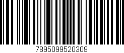 Código de barras (EAN, GTIN, SKU, ISBN): '7895099520309'