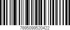 Código de barras (EAN, GTIN, SKU, ISBN): '7895099520422'
