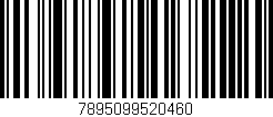 Código de barras (EAN, GTIN, SKU, ISBN): '7895099520460'