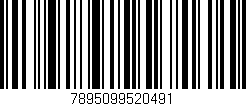 Código de barras (EAN, GTIN, SKU, ISBN): '7895099520491'