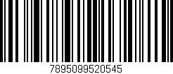 Código de barras (EAN, GTIN, SKU, ISBN): '7895099520545'