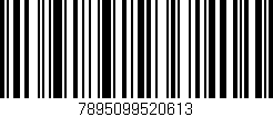 Código de barras (EAN, GTIN, SKU, ISBN): '7895099520613'