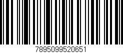 Código de barras (EAN, GTIN, SKU, ISBN): '7895099520651'
