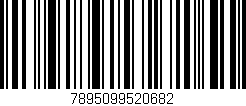 Código de barras (EAN, GTIN, SKU, ISBN): '7895099520682'