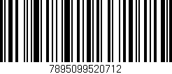 Código de barras (EAN, GTIN, SKU, ISBN): '7895099520712'