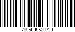Código de barras (EAN, GTIN, SKU, ISBN): '7895099520729'