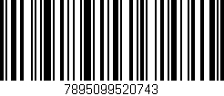 Código de barras (EAN, GTIN, SKU, ISBN): '7895099520743'