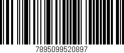 Código de barras (EAN, GTIN, SKU, ISBN): '7895099520897'