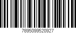 Código de barras (EAN, GTIN, SKU, ISBN): '7895099520927'