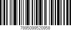 Código de barras (EAN, GTIN, SKU, ISBN): '7895099520958'