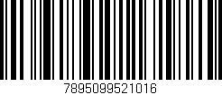 Código de barras (EAN, GTIN, SKU, ISBN): '7895099521016'