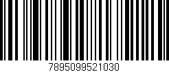 Código de barras (EAN, GTIN, SKU, ISBN): '7895099521030'