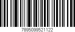 Código de barras (EAN, GTIN, SKU, ISBN): '7895099521122'