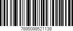 Código de barras (EAN, GTIN, SKU, ISBN): '7895099521139'