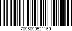 Código de barras (EAN, GTIN, SKU, ISBN): '7895099521160'