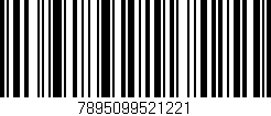 Código de barras (EAN, GTIN, SKU, ISBN): '7895099521221'