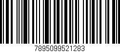 Código de barras (EAN, GTIN, SKU, ISBN): '7895099521283'