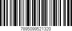 Código de barras (EAN, GTIN, SKU, ISBN): '7895099521320'