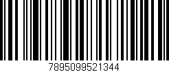 Código de barras (EAN, GTIN, SKU, ISBN): '7895099521344'