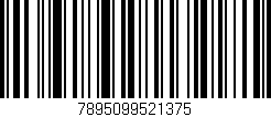Código de barras (EAN, GTIN, SKU, ISBN): '7895099521375'