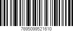 Código de barras (EAN, GTIN, SKU, ISBN): '7895099521610'