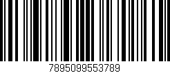 Código de barras (EAN, GTIN, SKU, ISBN): '7895099553789'