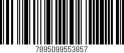 Código de barras (EAN, GTIN, SKU, ISBN): '7895099553857'