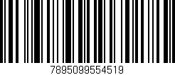 Código de barras (EAN, GTIN, SKU, ISBN): '7895099554519'