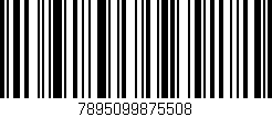 Código de barras (EAN, GTIN, SKU, ISBN): '7895099875508'