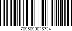 Código de barras (EAN, GTIN, SKU, ISBN): '7895099876734'