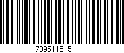 Código de barras (EAN, GTIN, SKU, ISBN): '7895115151111'