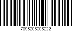Código de barras (EAN, GTIN, SKU, ISBN): '7895206306222'