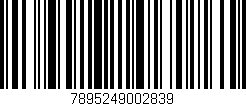 Código de barras (EAN, GTIN, SKU, ISBN): '7895249002839'