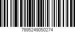 Código de barras (EAN, GTIN, SKU, ISBN): '7895249050274'