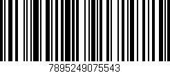 Código de barras (EAN, GTIN, SKU, ISBN): '7895249075543'