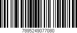 Código de barras (EAN, GTIN, SKU, ISBN): '7895249077080'