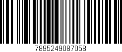 Código de barras (EAN, GTIN, SKU, ISBN): '7895249087058'
