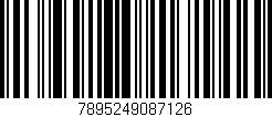 Código de barras (EAN, GTIN, SKU, ISBN): '7895249087126'