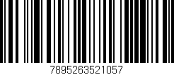 Código de barras (EAN, GTIN, SKU, ISBN): '7895263521057'