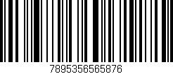 Código de barras (EAN, GTIN, SKU, ISBN): '7895356565876'