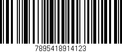 Código de barras (EAN, GTIN, SKU, ISBN): '7895418914123'