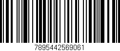 Código de barras (EAN, GTIN, SKU, ISBN): '7895442569061'