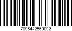 Código de barras (EAN, GTIN, SKU, ISBN): '7895442569092'