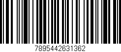 Código de barras (EAN, GTIN, SKU, ISBN): '7895442631362'