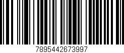 Código de barras (EAN, GTIN, SKU, ISBN): '7895442673997'