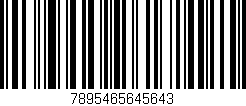 Código de barras (EAN, GTIN, SKU, ISBN): '7895465645643'