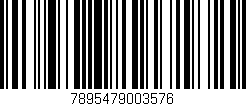 Código de barras (EAN, GTIN, SKU, ISBN): '7895479003576'