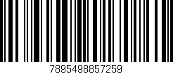 Código de barras (EAN, GTIN, SKU, ISBN): '7895498857259'